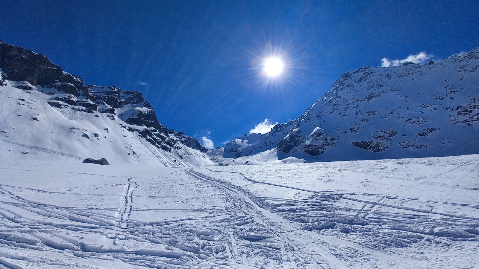 Túrasíelők útvonala