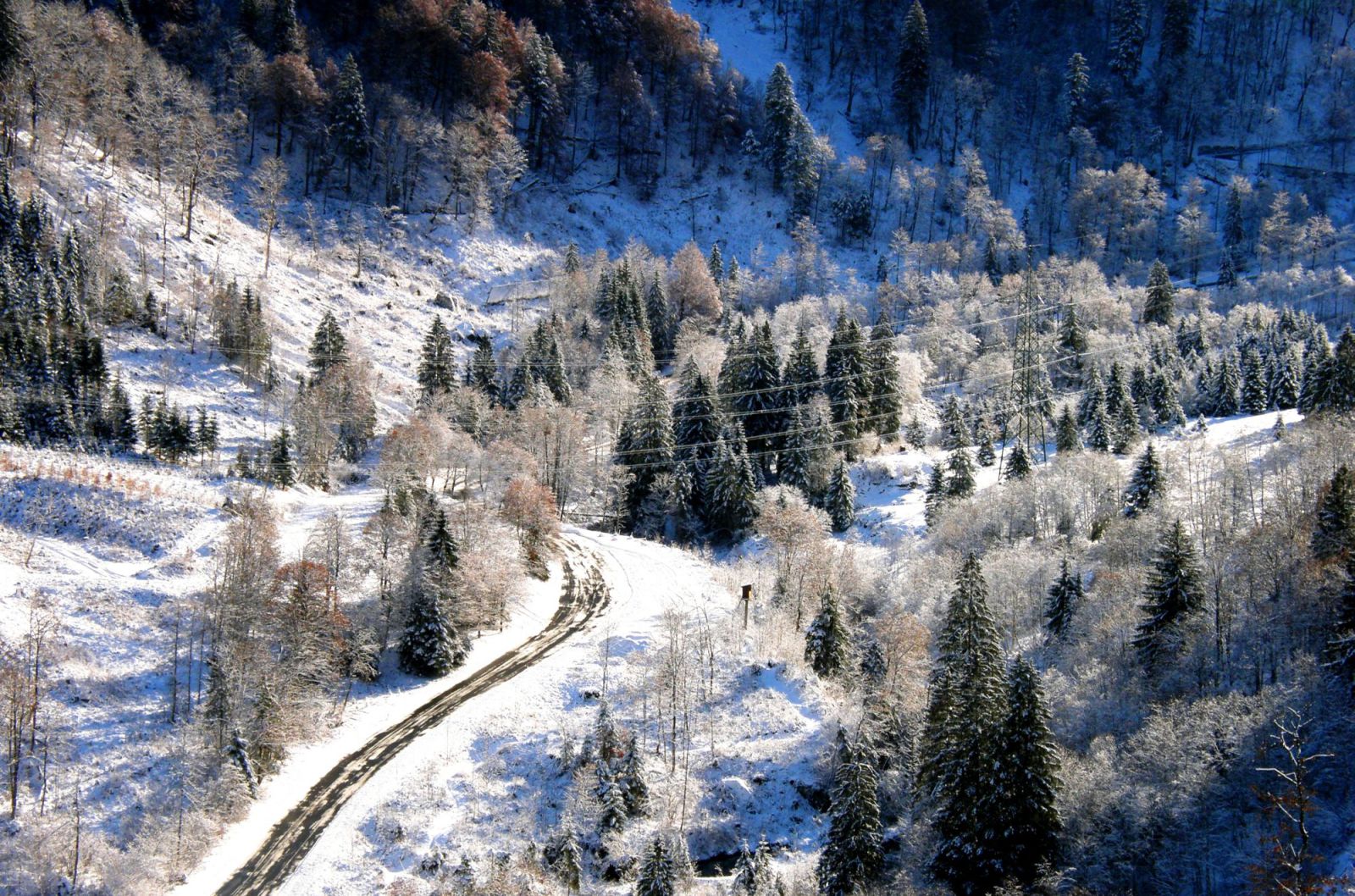 Az első hó a völgyekben - Fotó: Stánicz Balázs