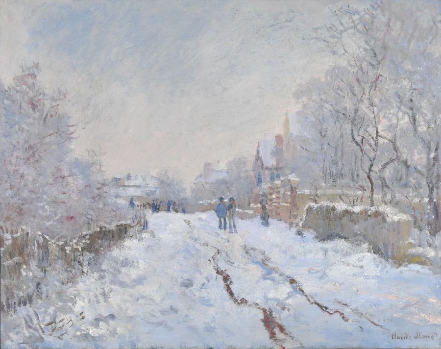 Claude Monet, "Havazás - Argenteuil, National Gallery (Wikimedia)