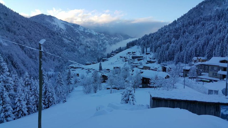 Téli idill a török hegyekben - Fotó: Ayder Hasimoglu - Kattints a képre a nagyításhoz