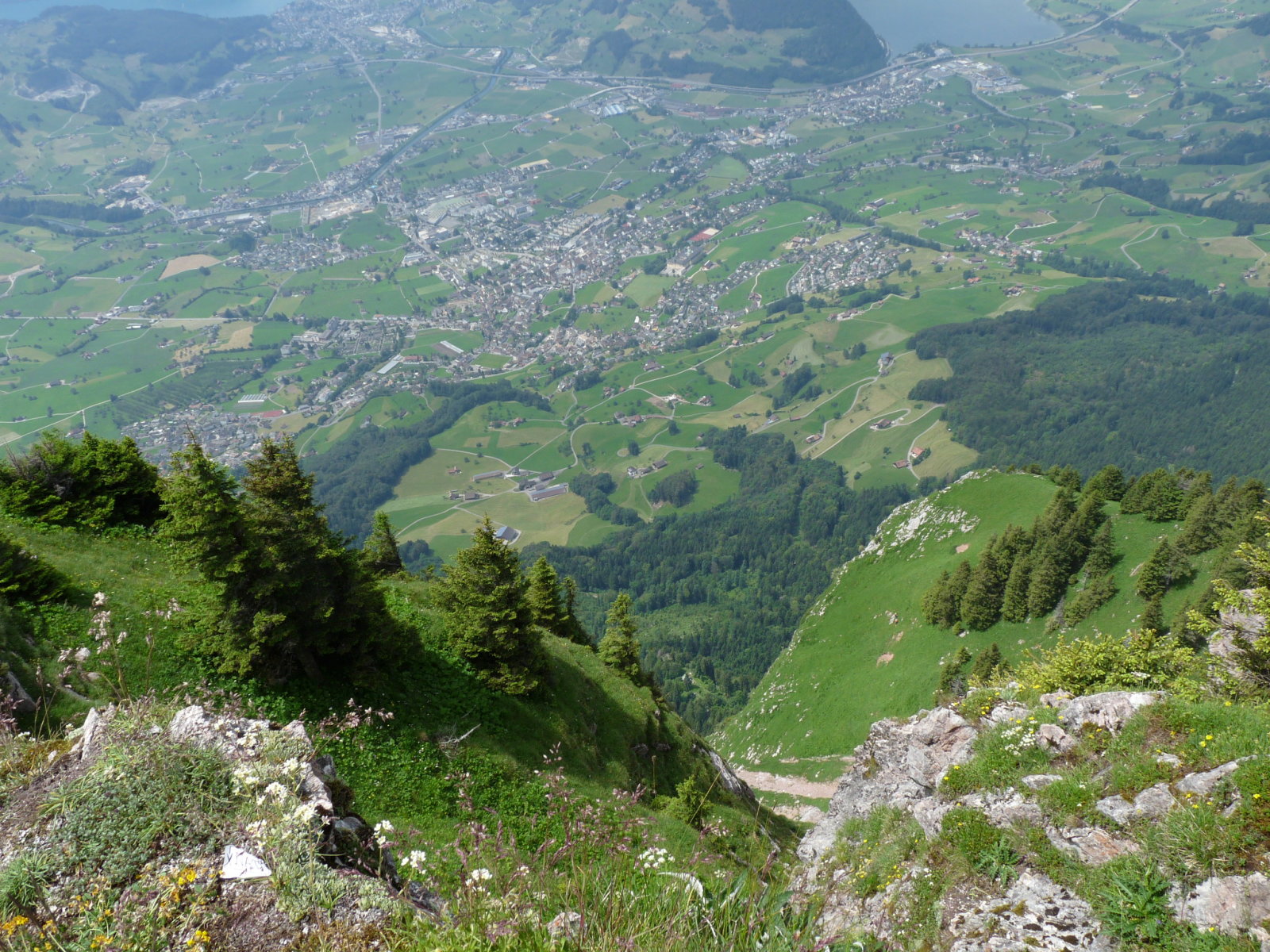 hátul Schwyz város