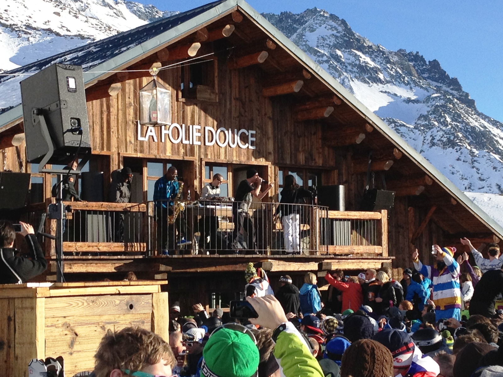 Apre Ski a Folie Douce-ban