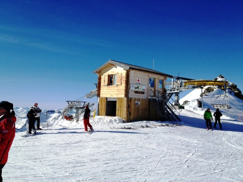 Bouchet felvonó felső állomása (3230 m)