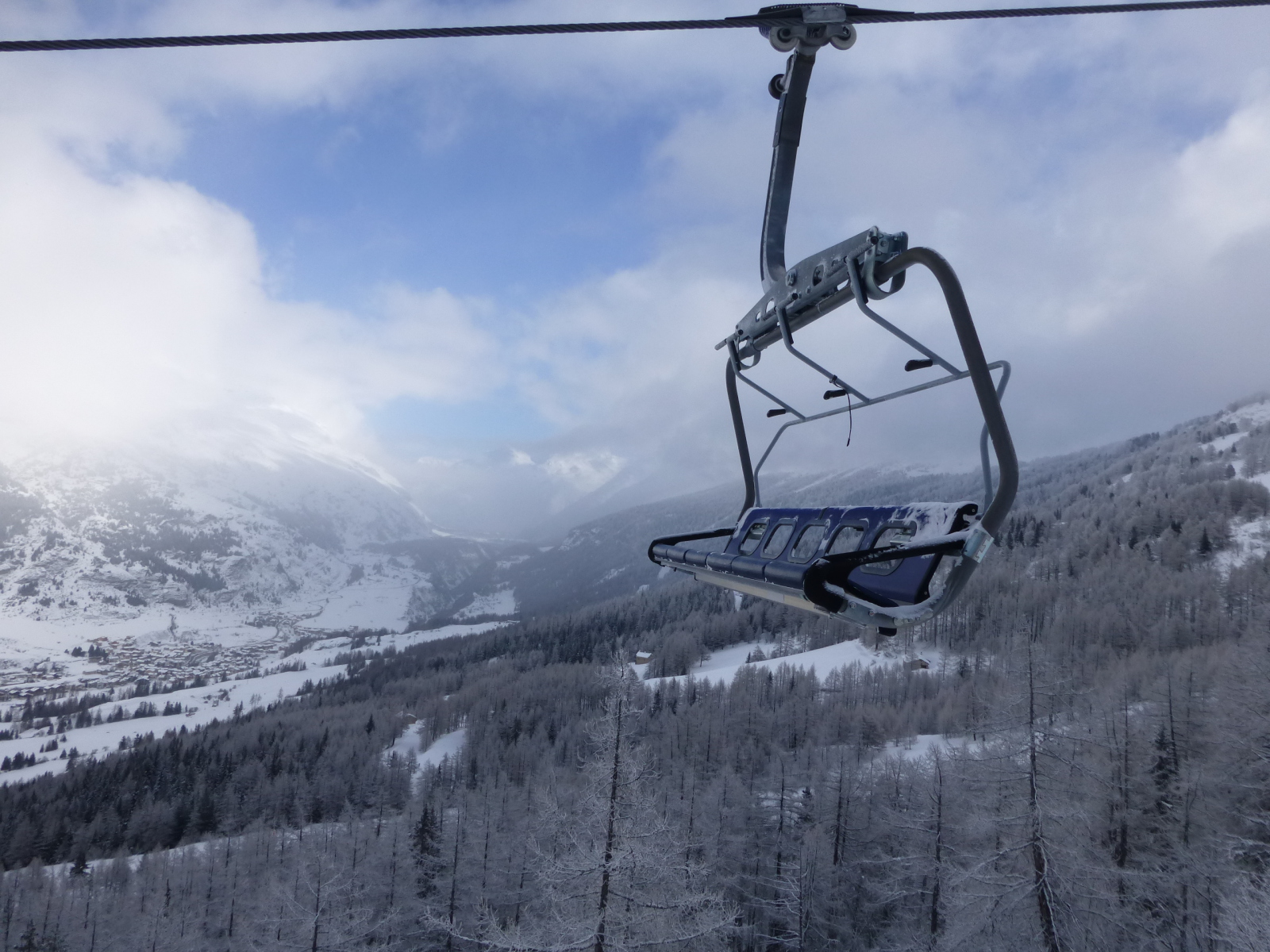 Val Cenis - az egyik felvonón a sok közül