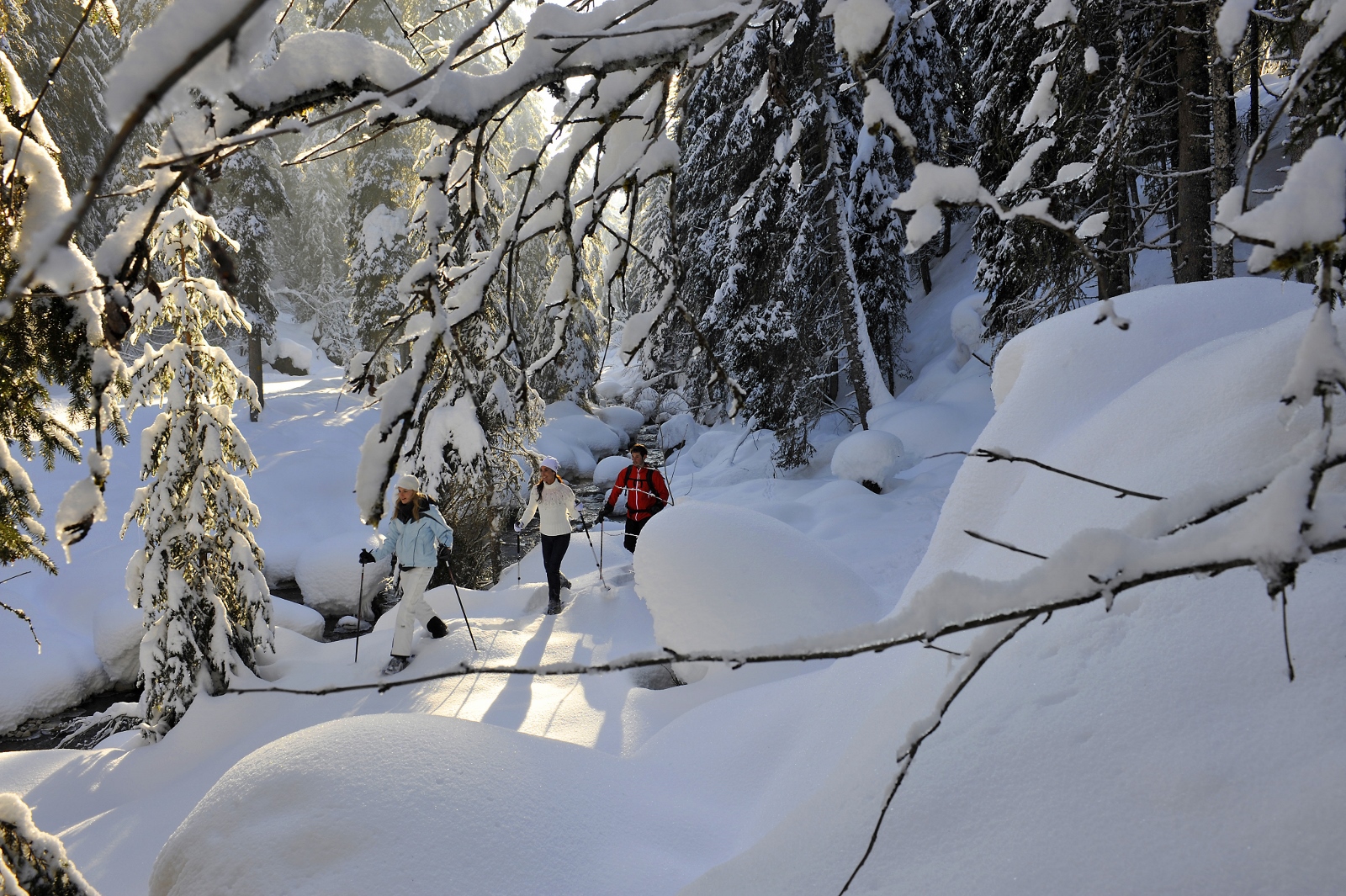 Hótalpas túra a friss hóban (Portes du Soleil - Chablais régió, Wallis kanton)