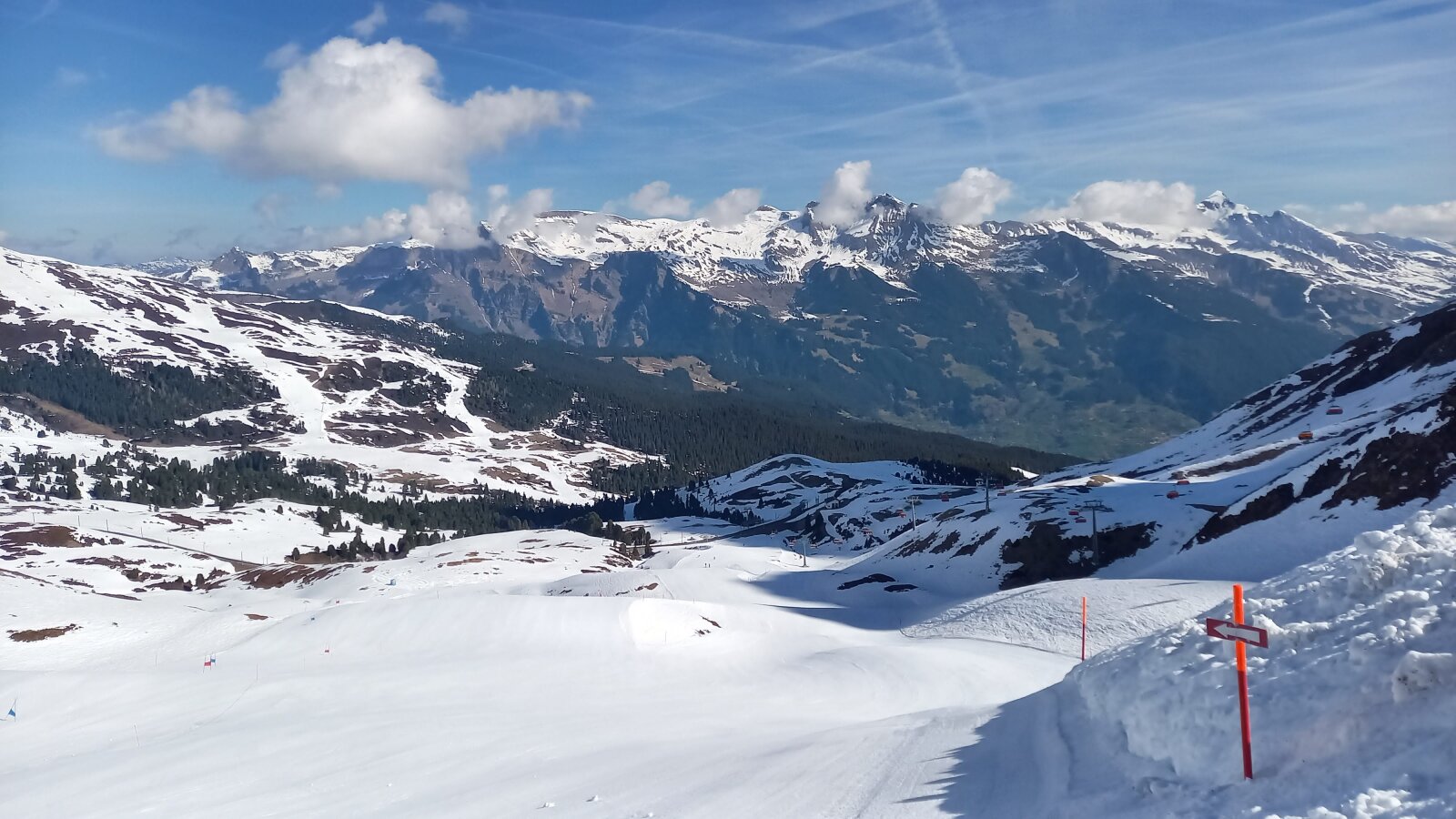 Az Eiger nordwand pálya 11 óra után is jó volt