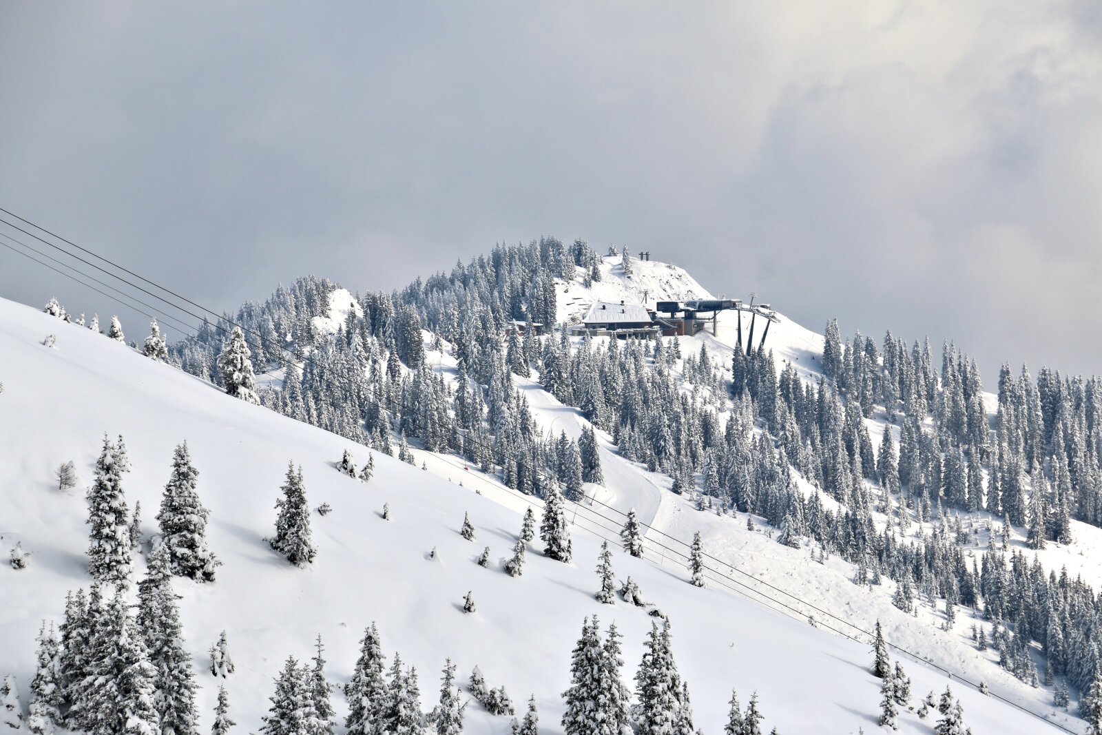 A síterep Sonnenalm része már zárva
