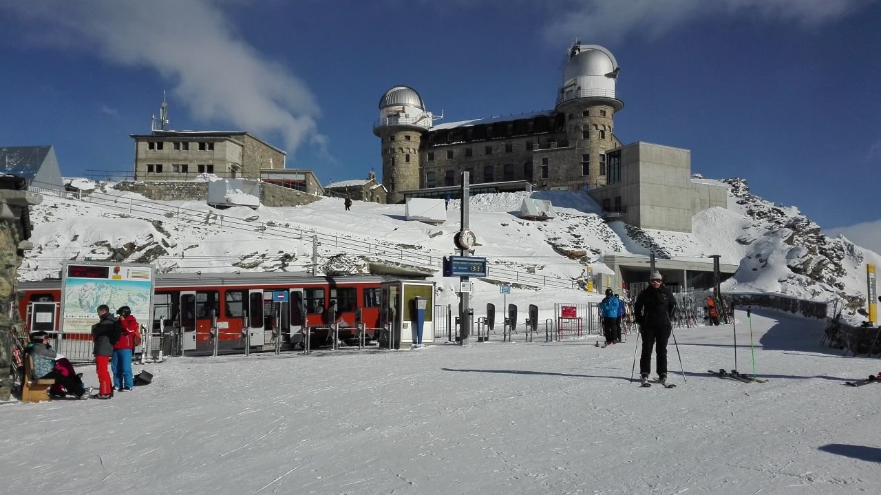 Gornergrat, 3100 méter.