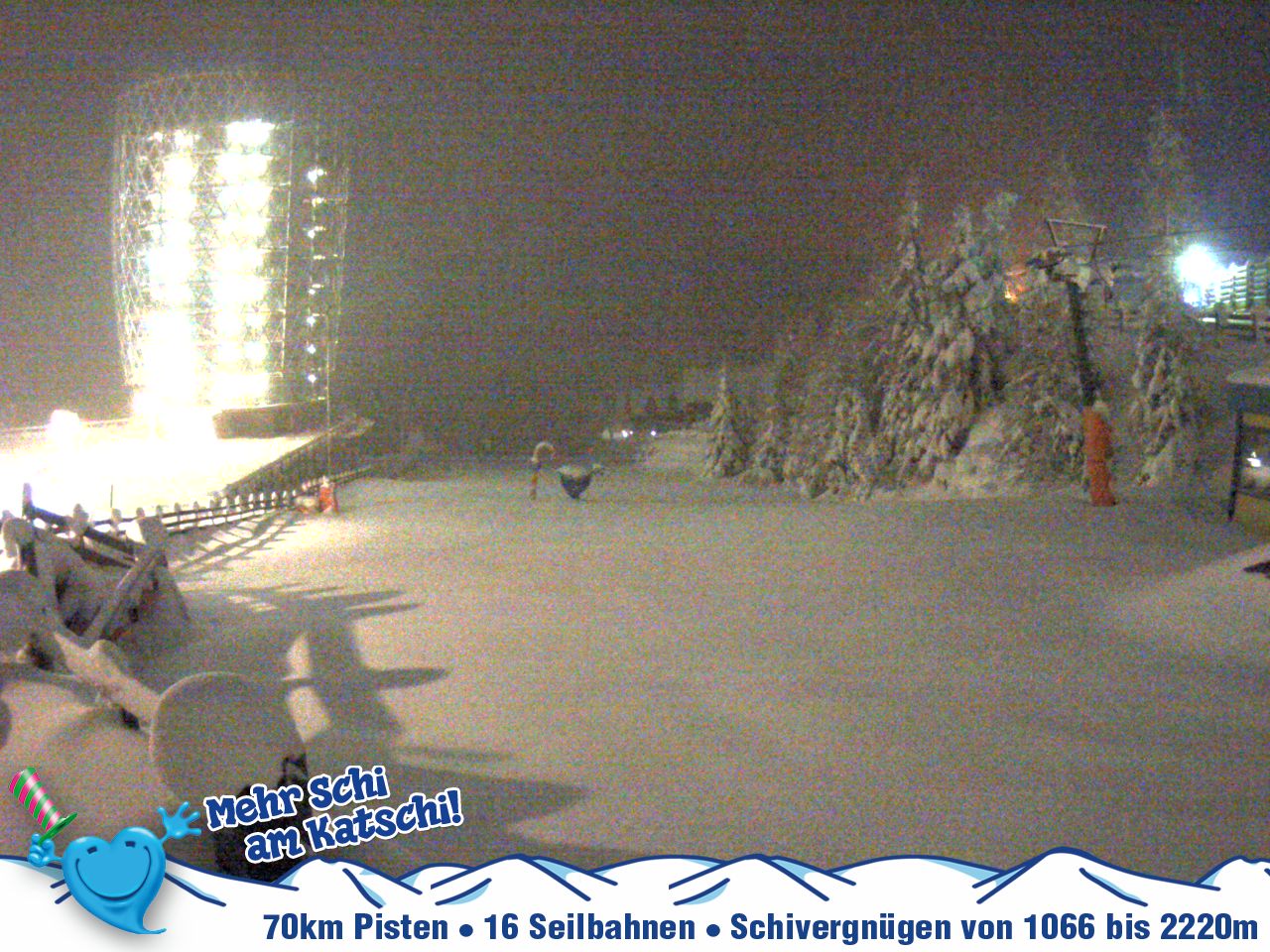 Kedd esti hóhelyzet Katschbergen - Fotó: katschi.at (webkamera)