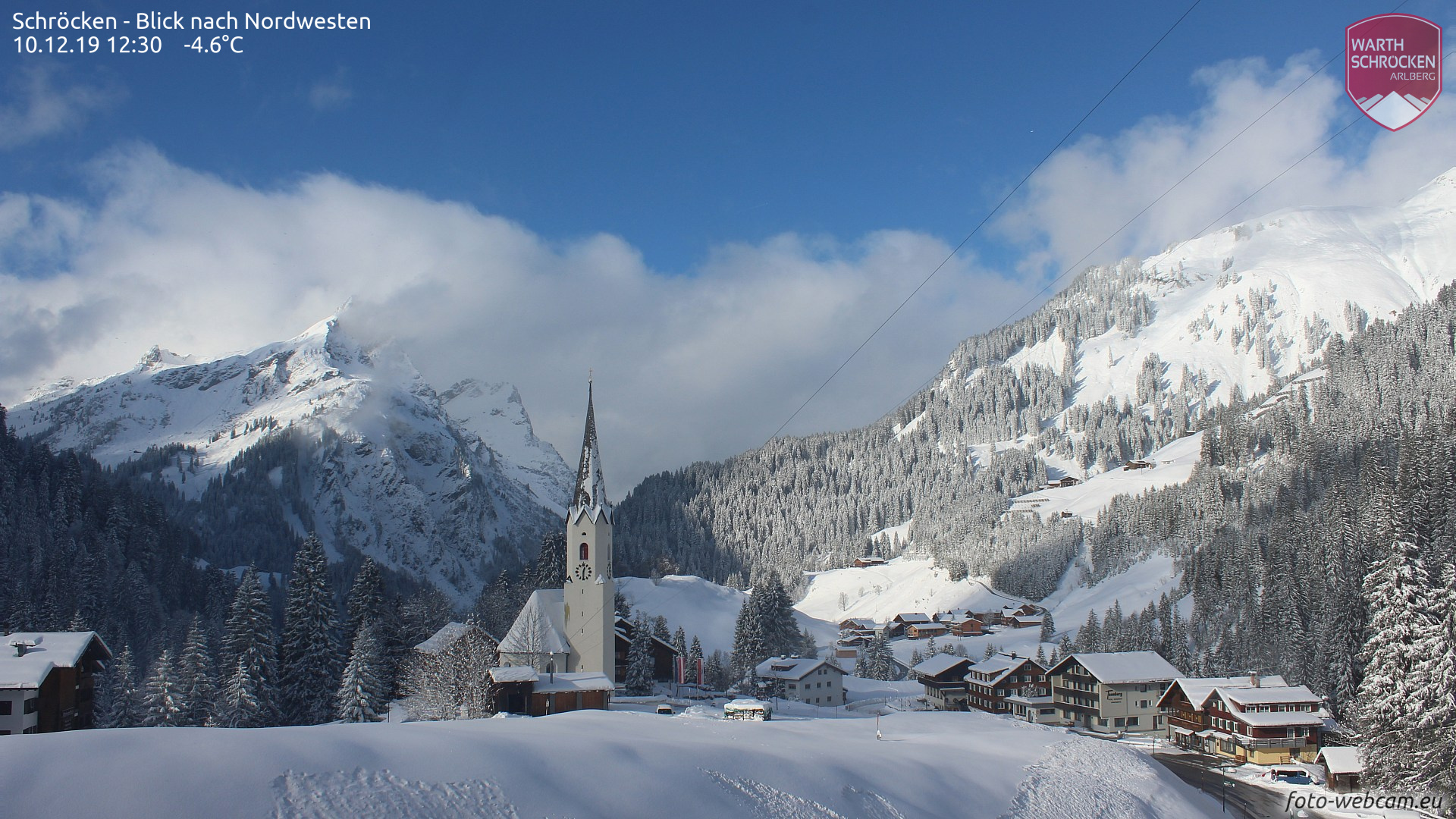 Vorarlberg havazás után