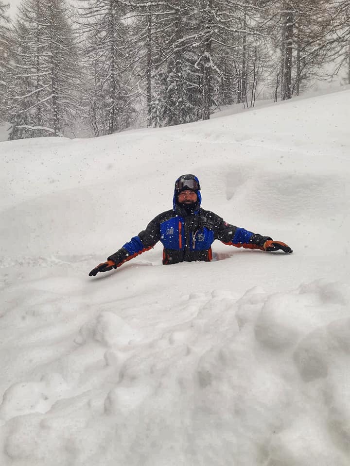 Bardonecchia Ski, Olaszország, tegnap 50 cm hó hullott