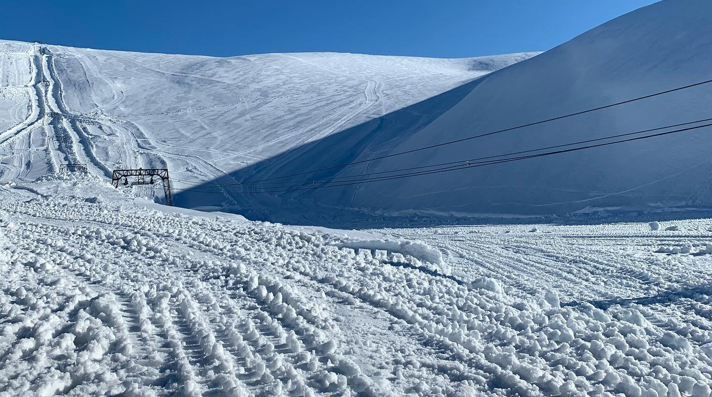 Helyzet április 20-án (Kép: FONNA Glacier Ski Resort)