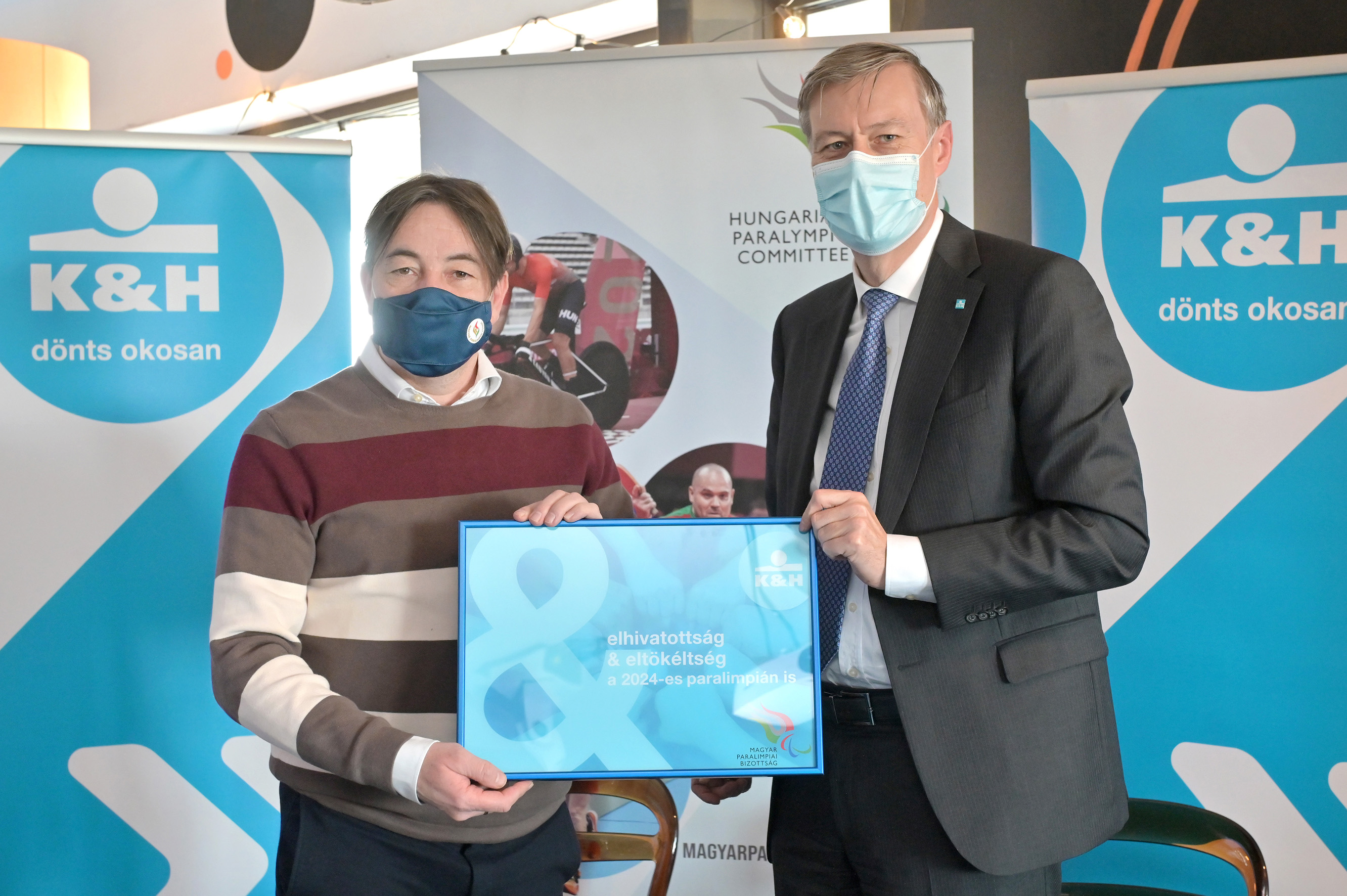 Magyar Paralimpiai Bizottságot fő támogatója a K&H Bank