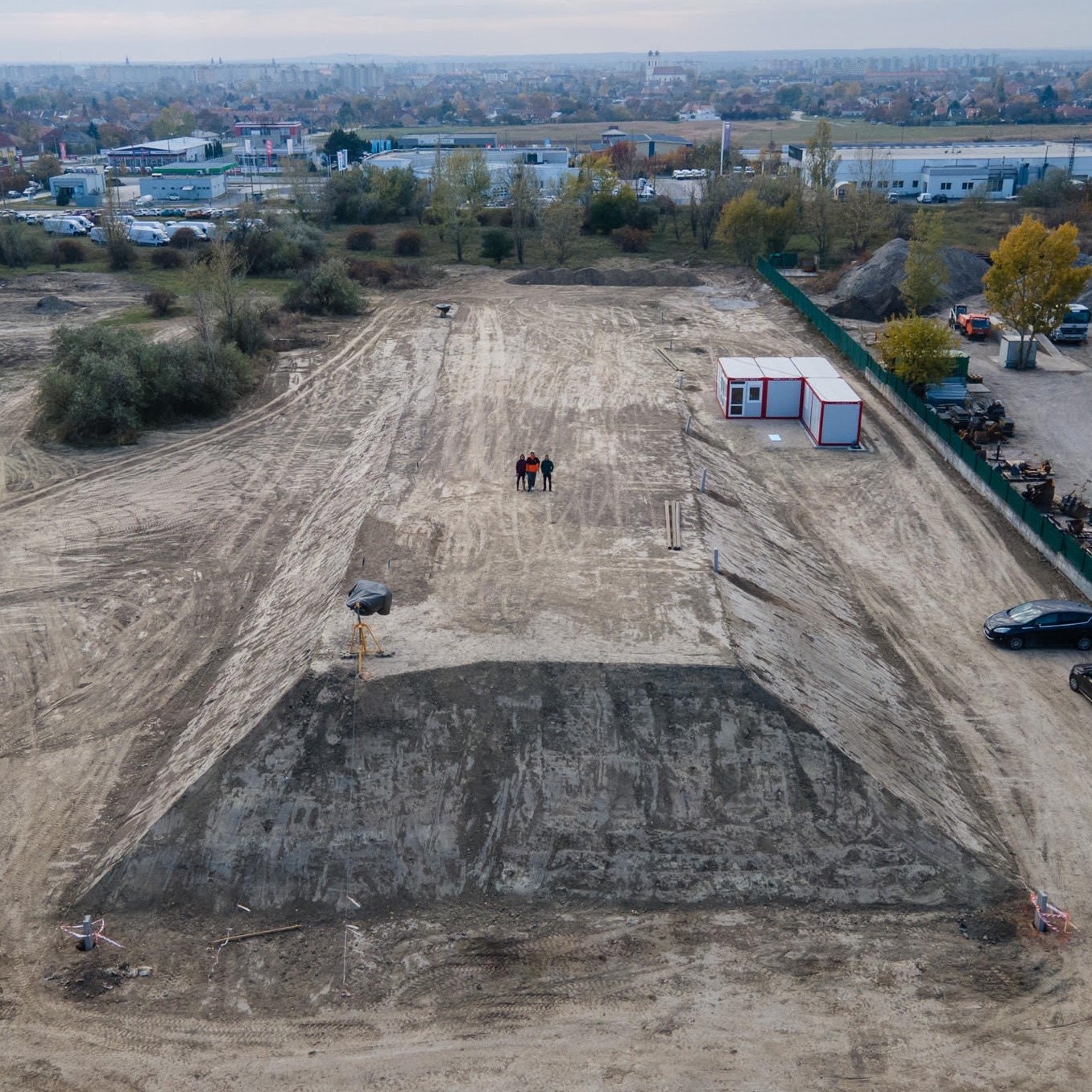 Novemberben készült el jelentős földmunkával a sídomb. | Fotó: Apex Sport Klub
