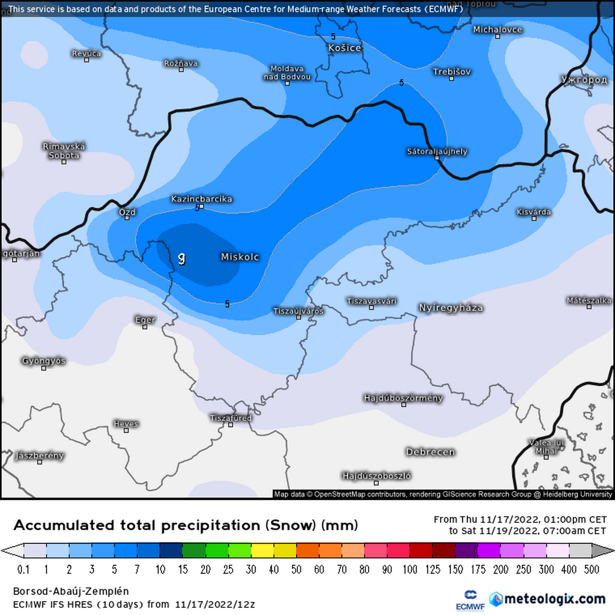 Várható havazás Északkelet-Magyarországon