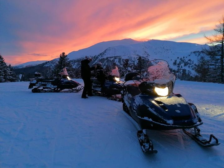 Naplemente a Nockberg hegységben