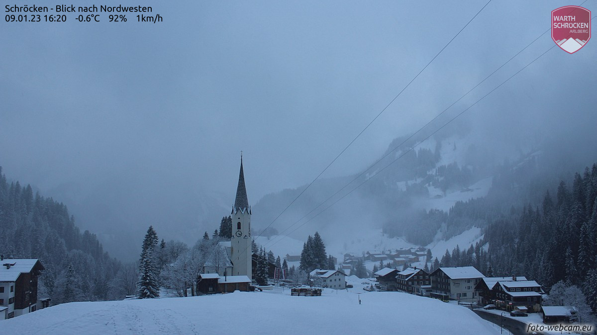 Az elkövetkezendő két hét egyik havazás hotspotja lehet Warth (Vorarlberg)