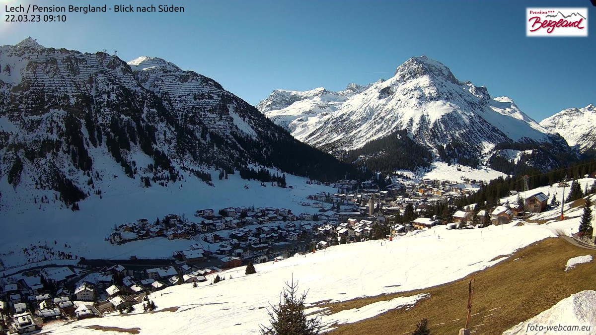 Az Arlberg térségébe is sok hó érkezhet - Fotó: foto-webcam.eu