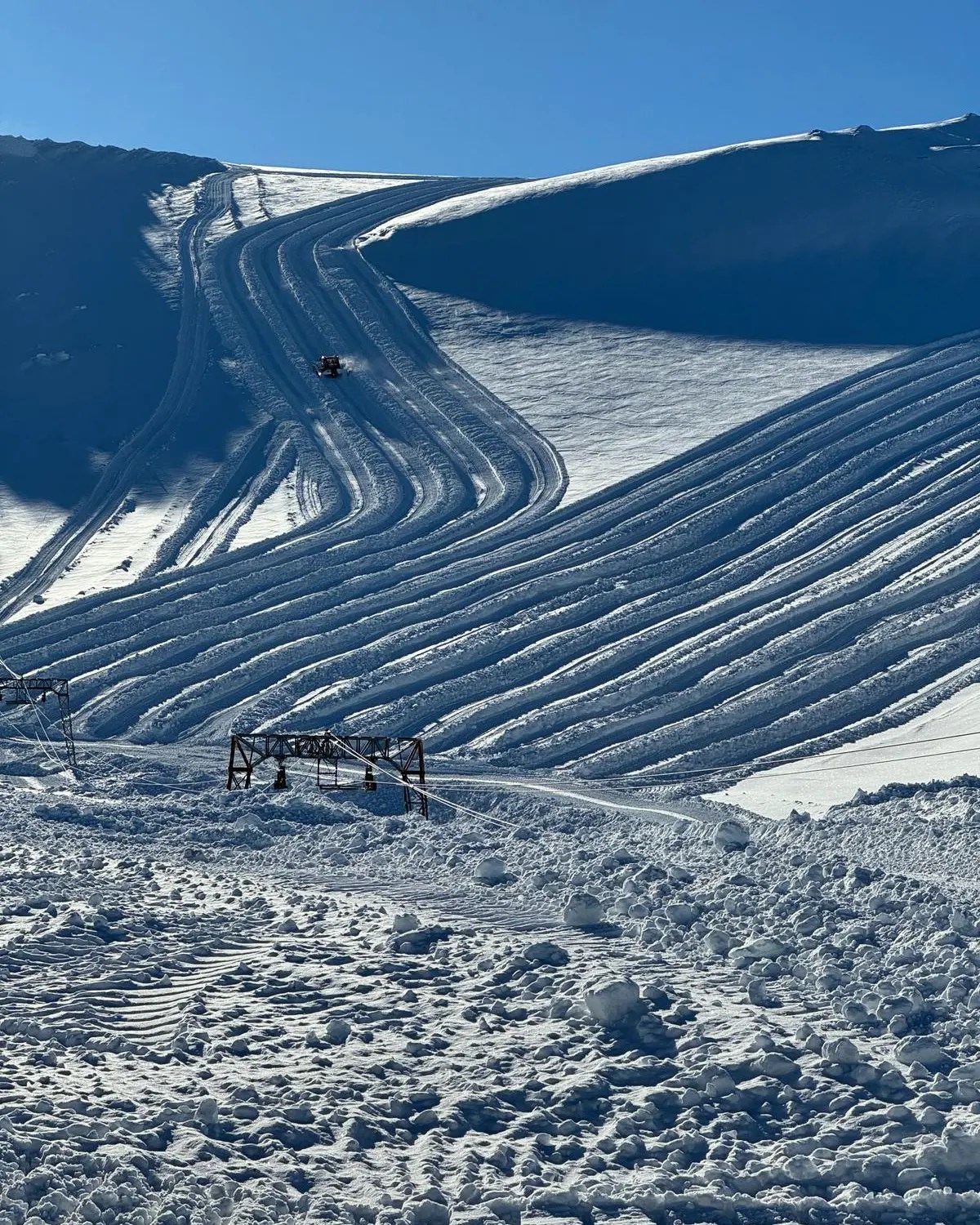 Ennyi látszik ki a felvonóból (Kép: FONNA Glacier Ski Resort)