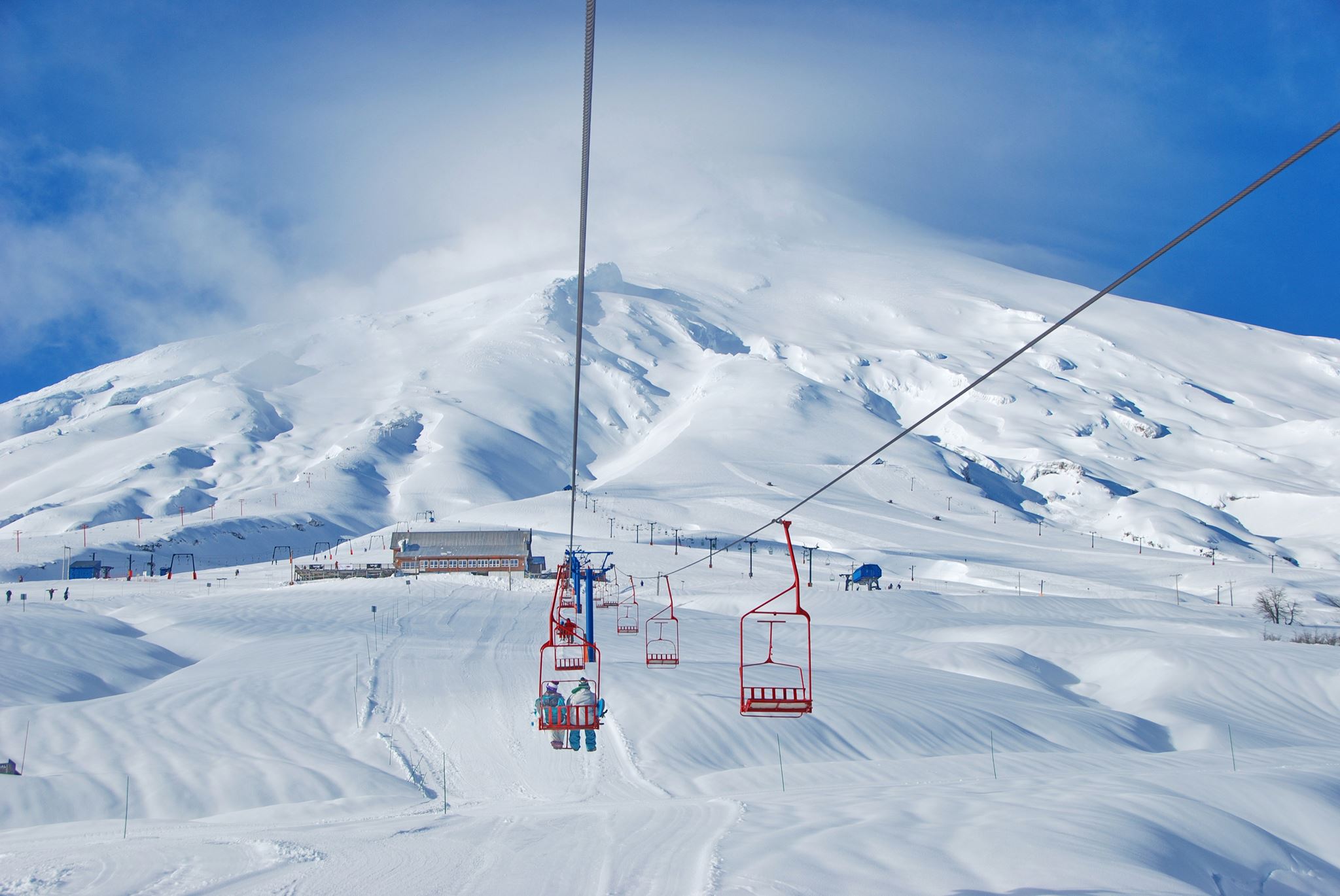 Ilyen hóviszonyokat is ki lehet fogni | Fotó: Fotografias Ski Pucón