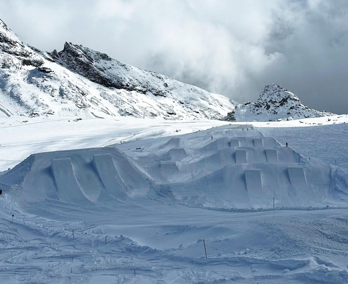 Hintertux Park nyitás előtt