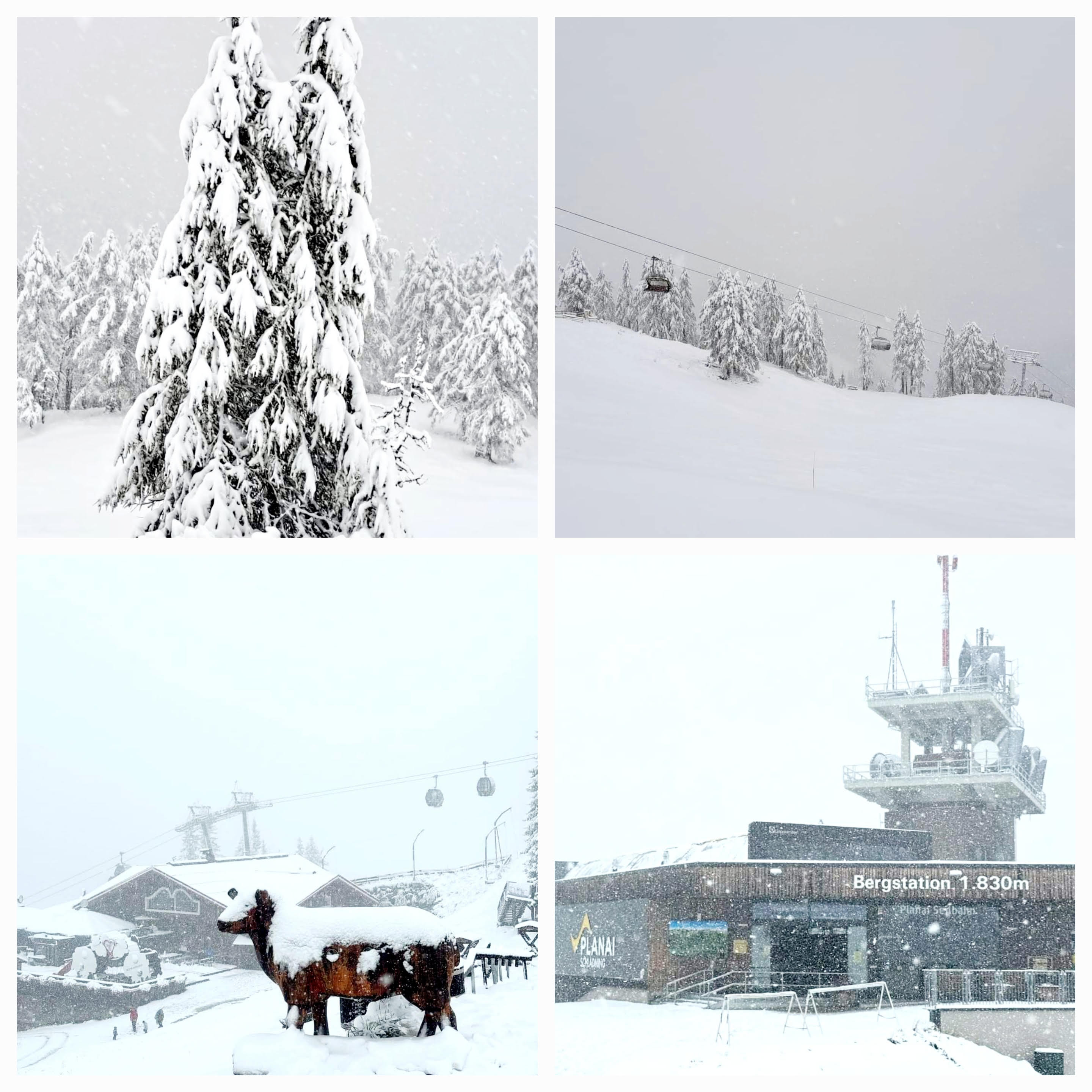 Zauchensee és Schladming ma reggel - Fotó: Bergbahnen Zauchensee / Planai