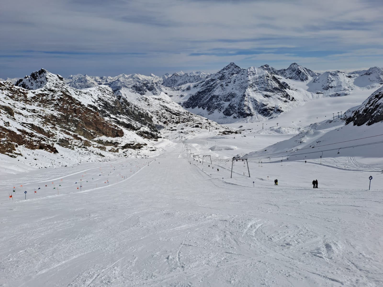 Pitztal szombaton porhavas gleccserpályákkal - Fotó: Németh Ferenc