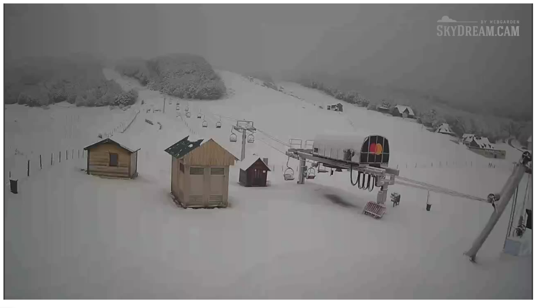 Durmitor webkamera: havazás november közepén