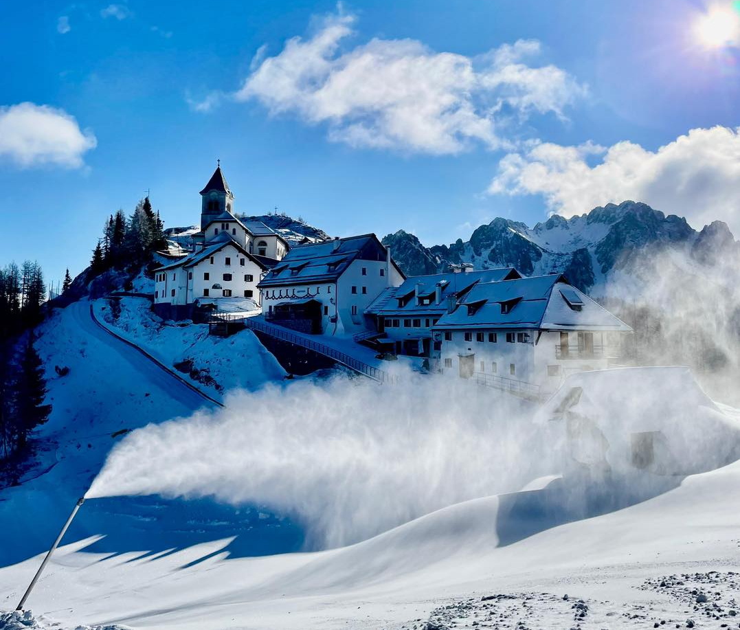 Kép: Tarvisio a Monte Lussari