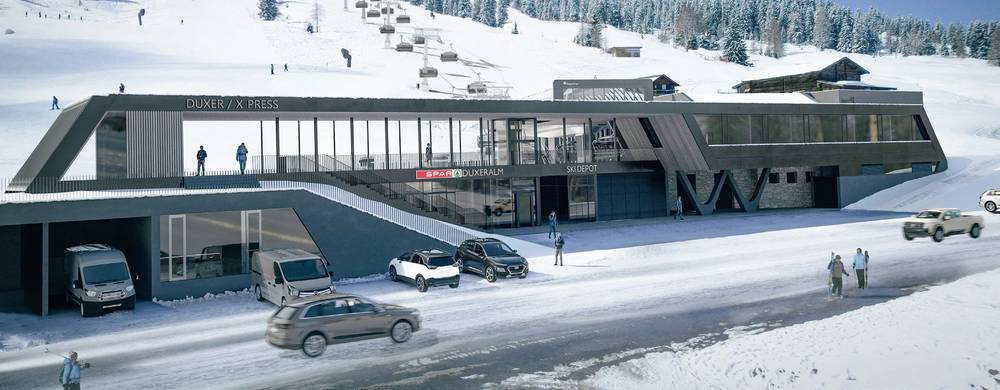 A DuxerXpress völgyállomása - Fotó: Zillertal Arena