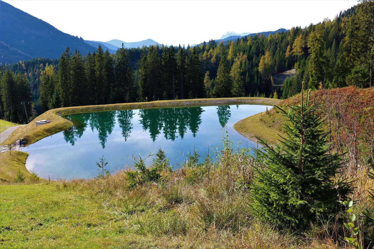 A mostani víztározó (Kép: Bergbahnen Filzmoos )