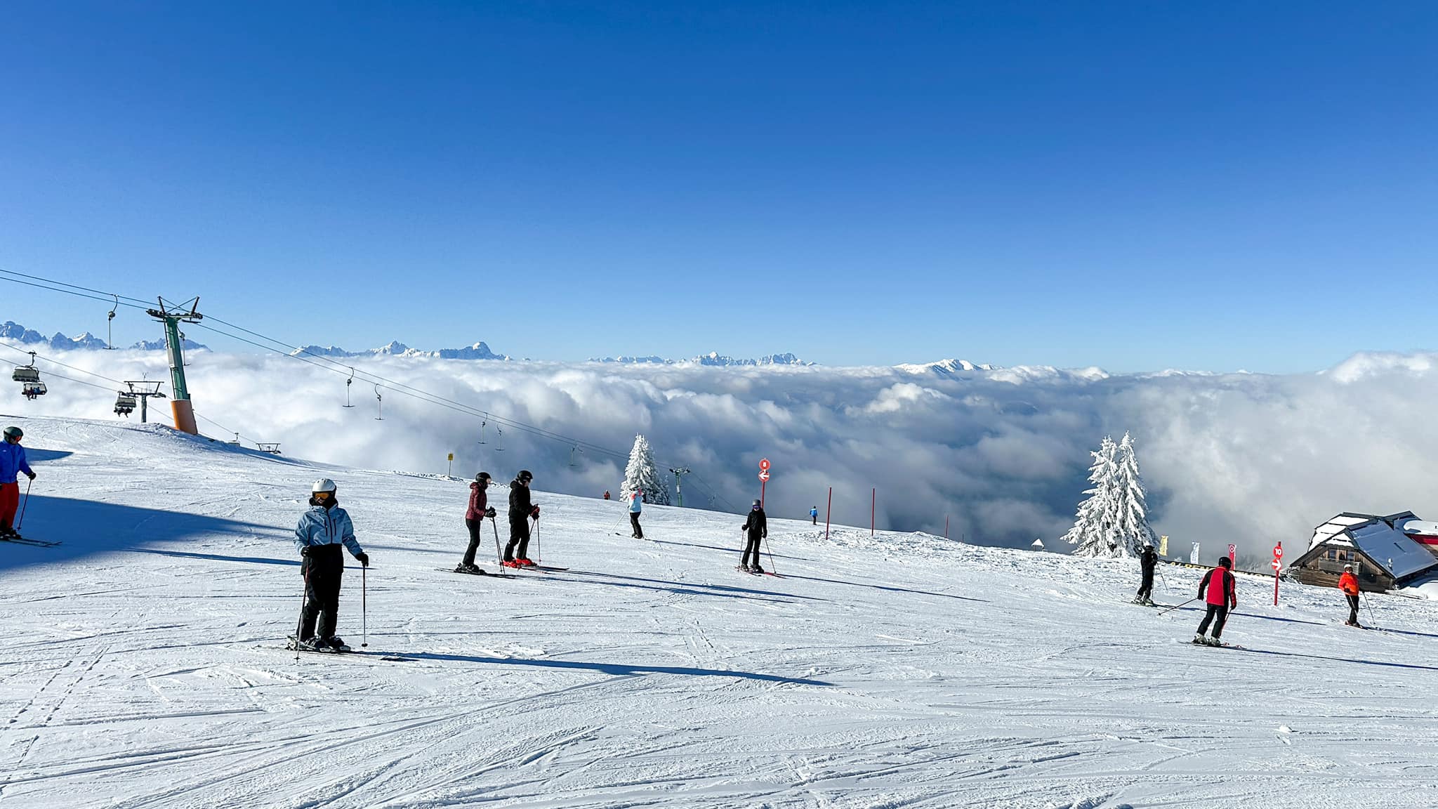 Gerlitzen hétfőn, azaz március 3-án - Fotó: Feuerberg Mountain Resort