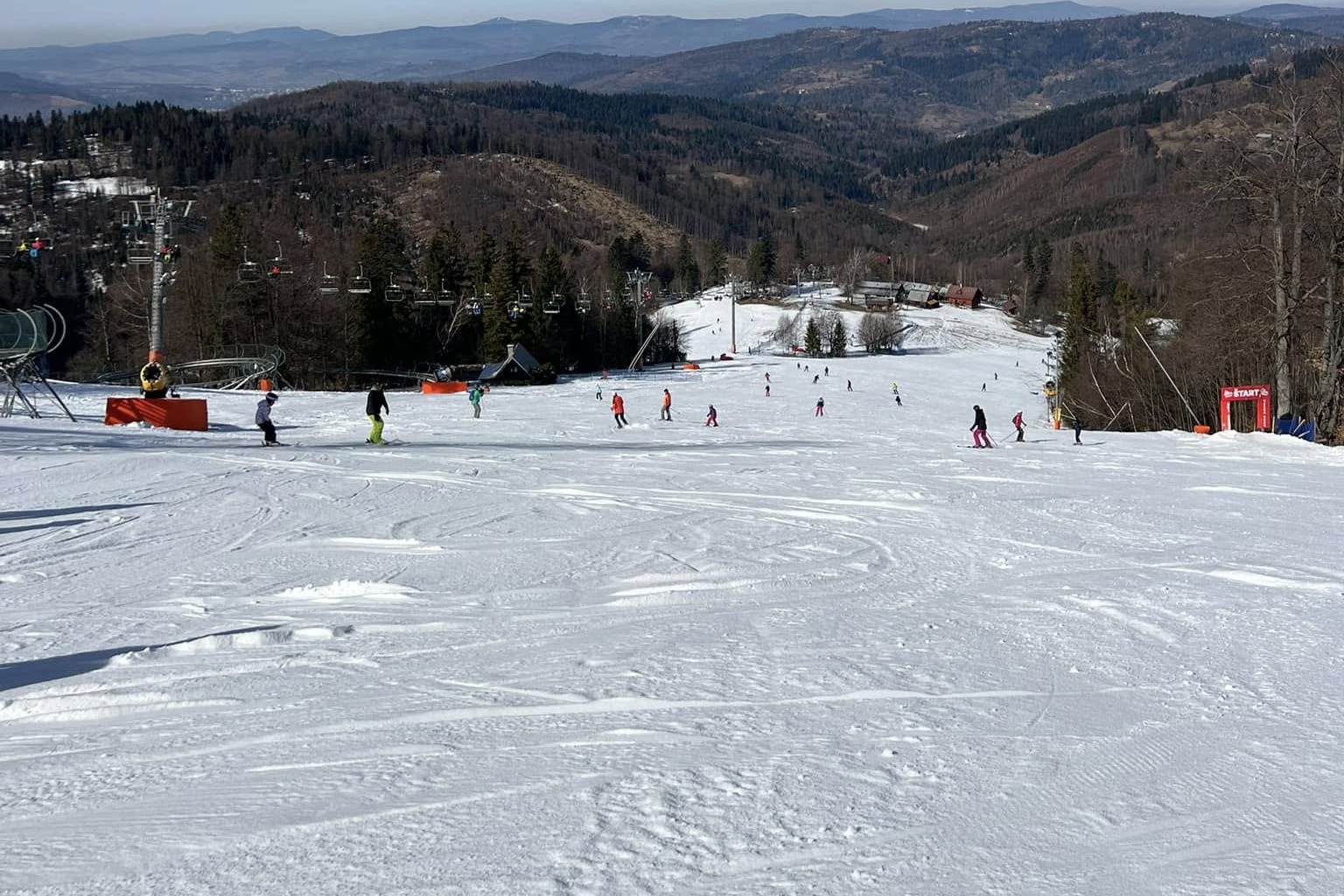 A pálya állapota tegnap  (Kép: Snowparadise - Veľká Rača Oščadnica)