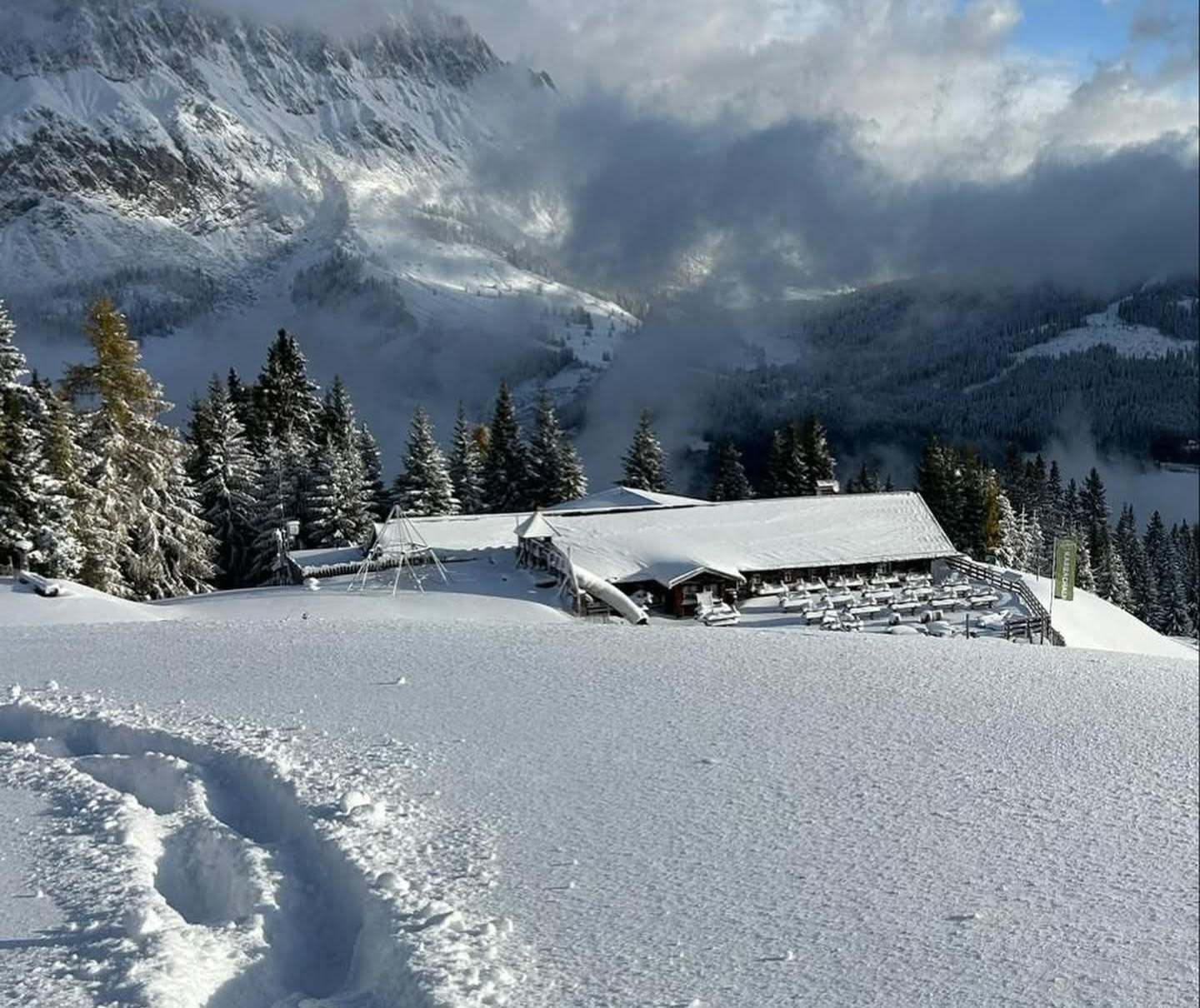 Hochkönig ma reggel - Fotó: Hochkönig Hochkönig ma reggel - Fotó: Hochkönig