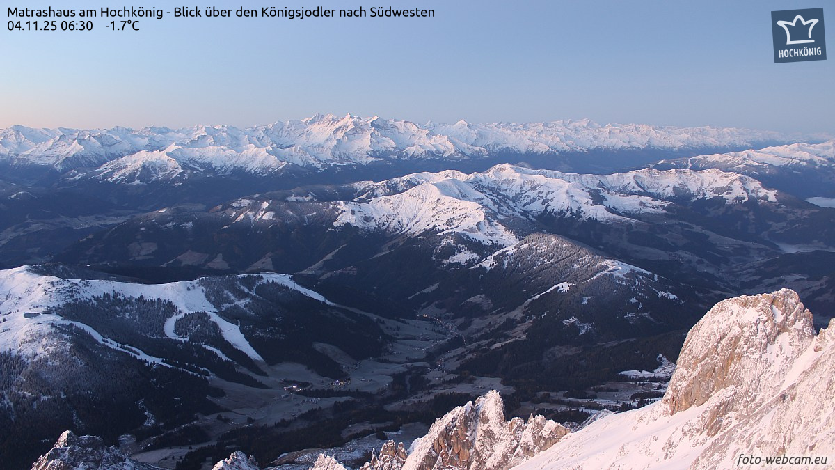 Ma reggel a Hochkönigen (majd
