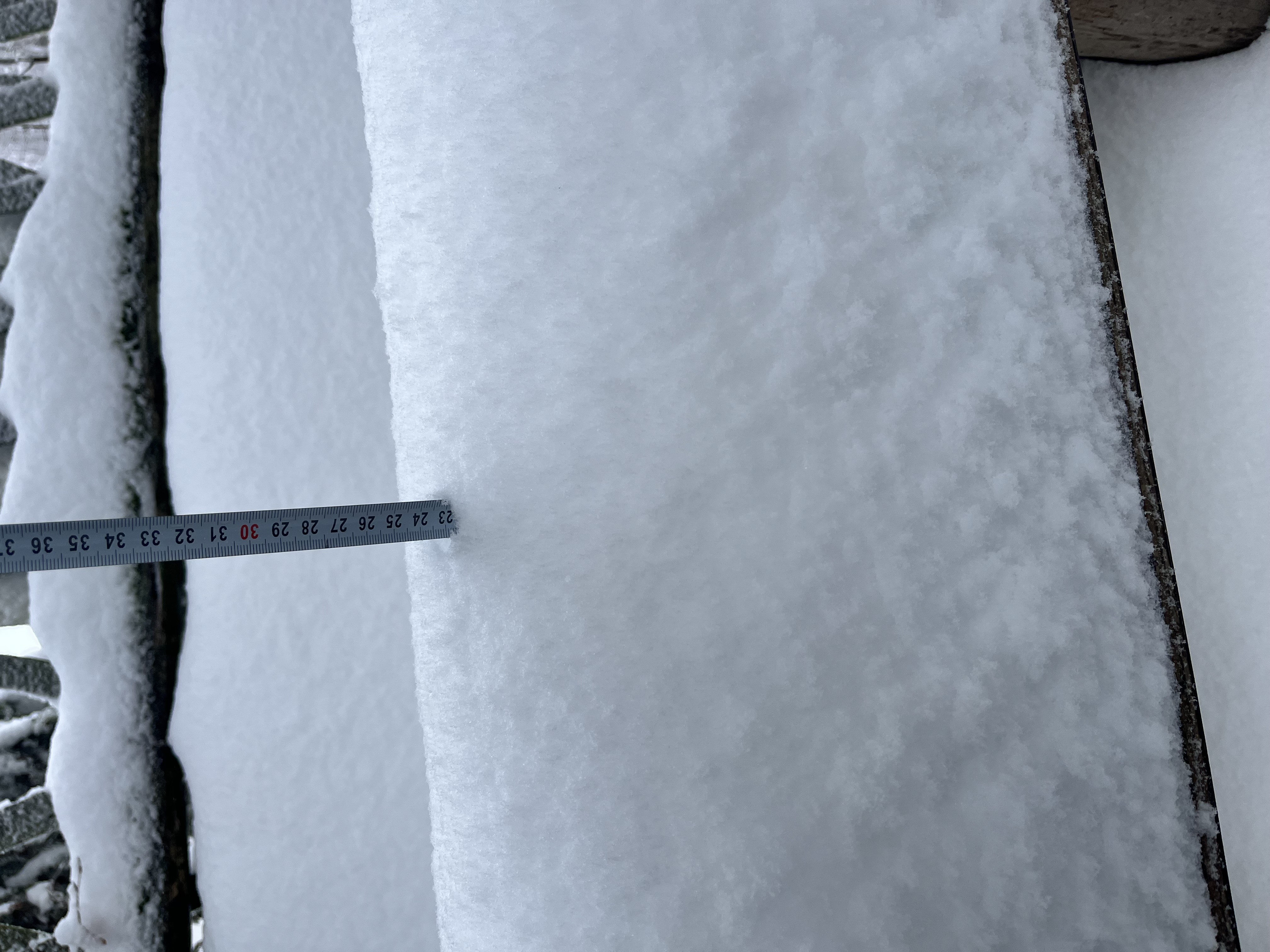 23 cm Bánkúton ma reggel (Kép: Bánkúti Síklub / Gramantik Csaba)