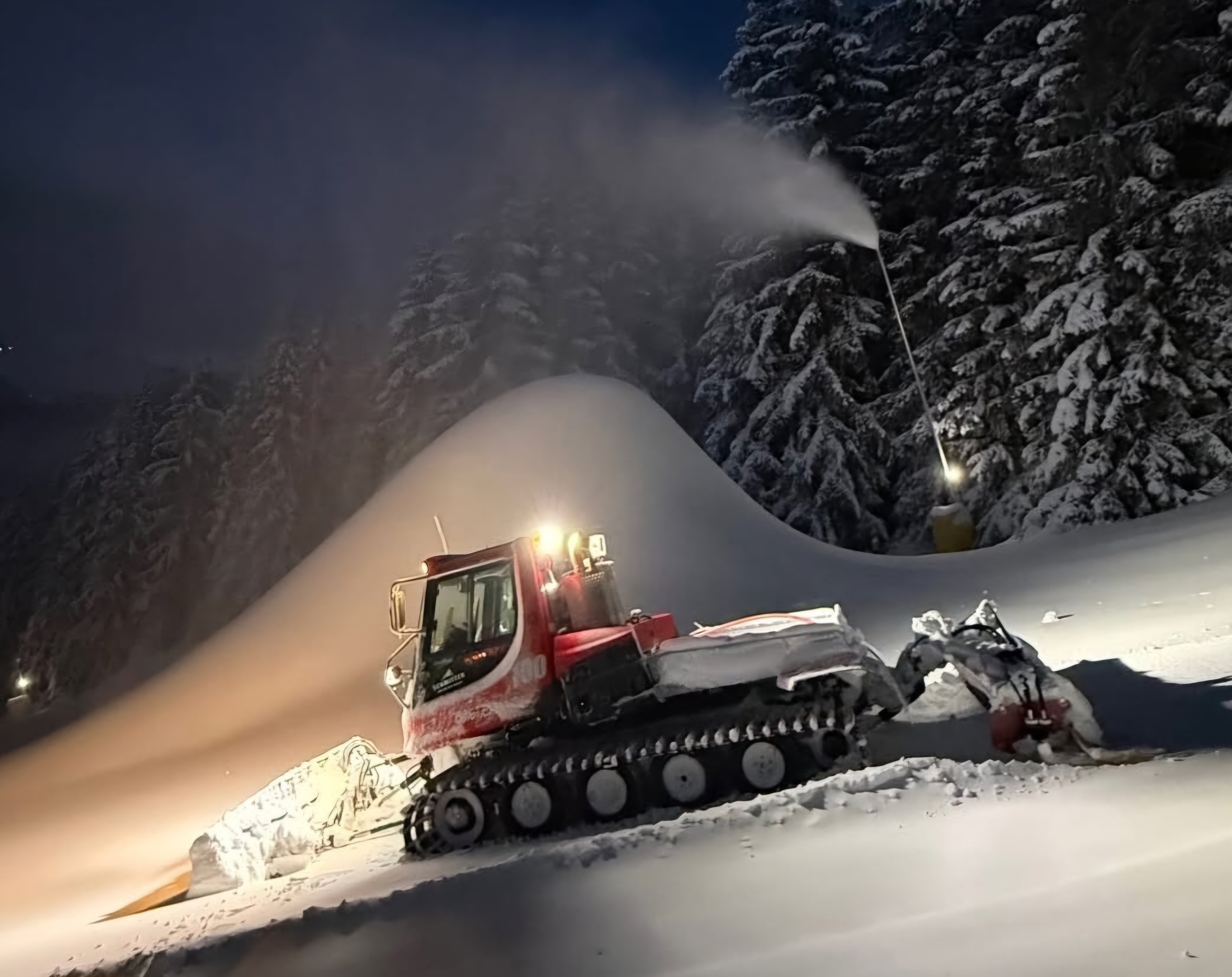 Mindegyik síterepen sok havat gyártottak, a képen Zell am See - Fotó: Schmitten