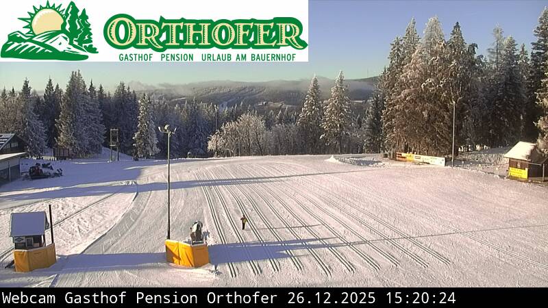 Az orthofer.at címen érhetők el az aktuális pályainfók és a webkamerakép