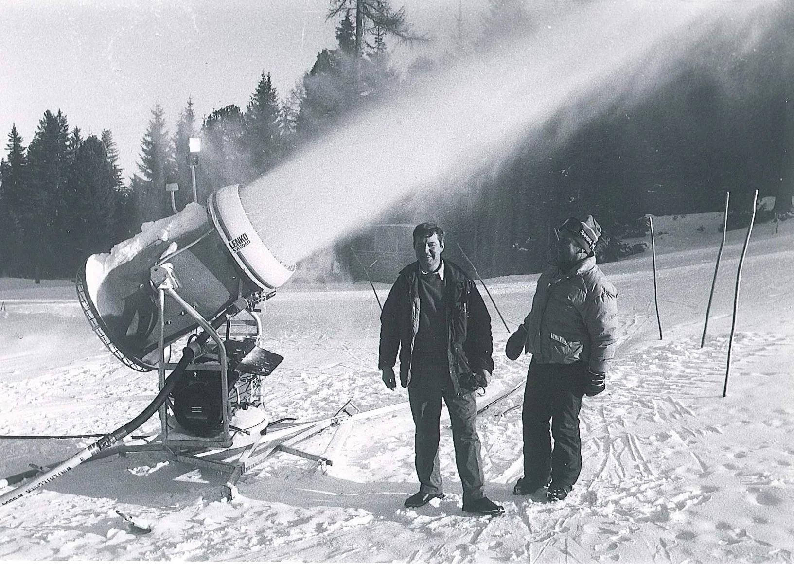 1988: az első hóágyú