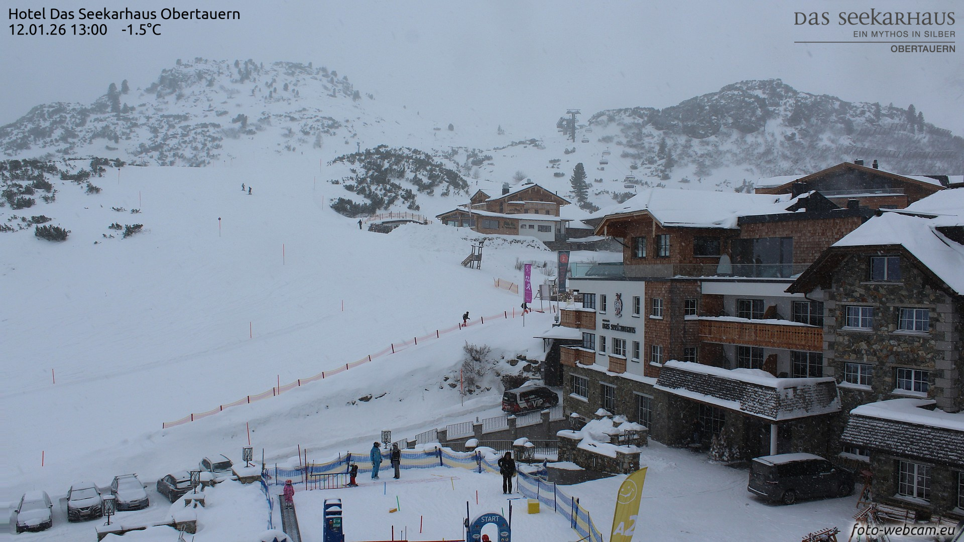 Obertauern, mai webkamera a havazásról