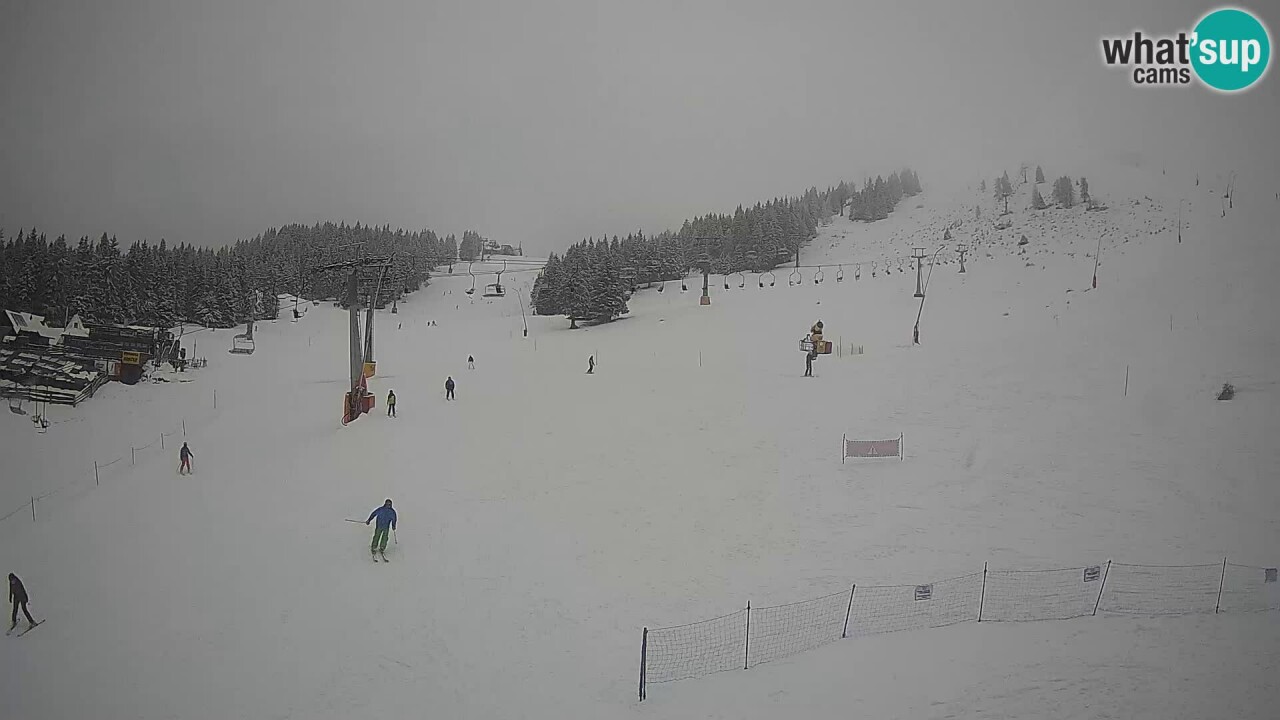 Webkamera tegnap, Krvavec, Szlovénia, 1753 méteren