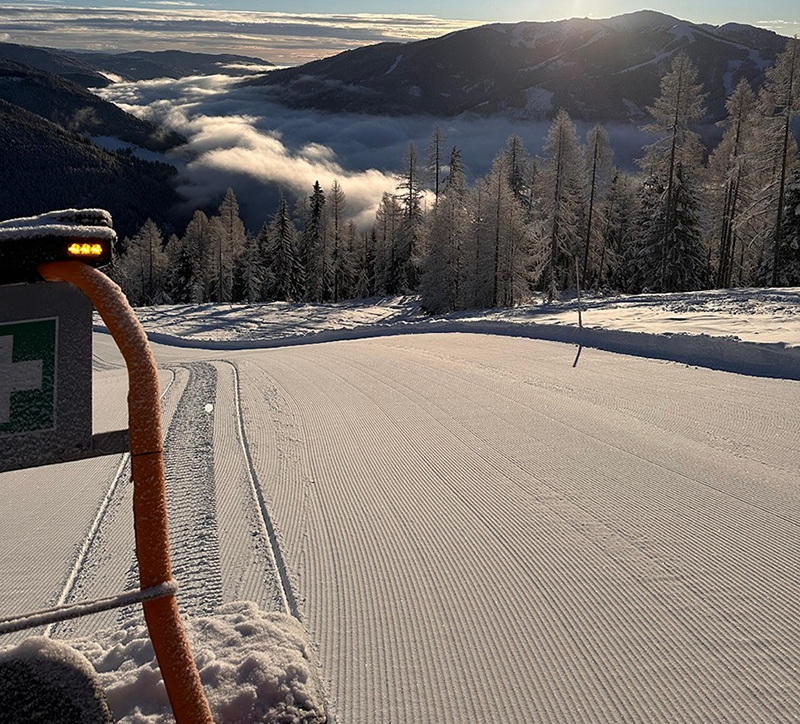 A hétvégi havazás után. Kép: Bad Kleinkirchheimer Bergbahnen