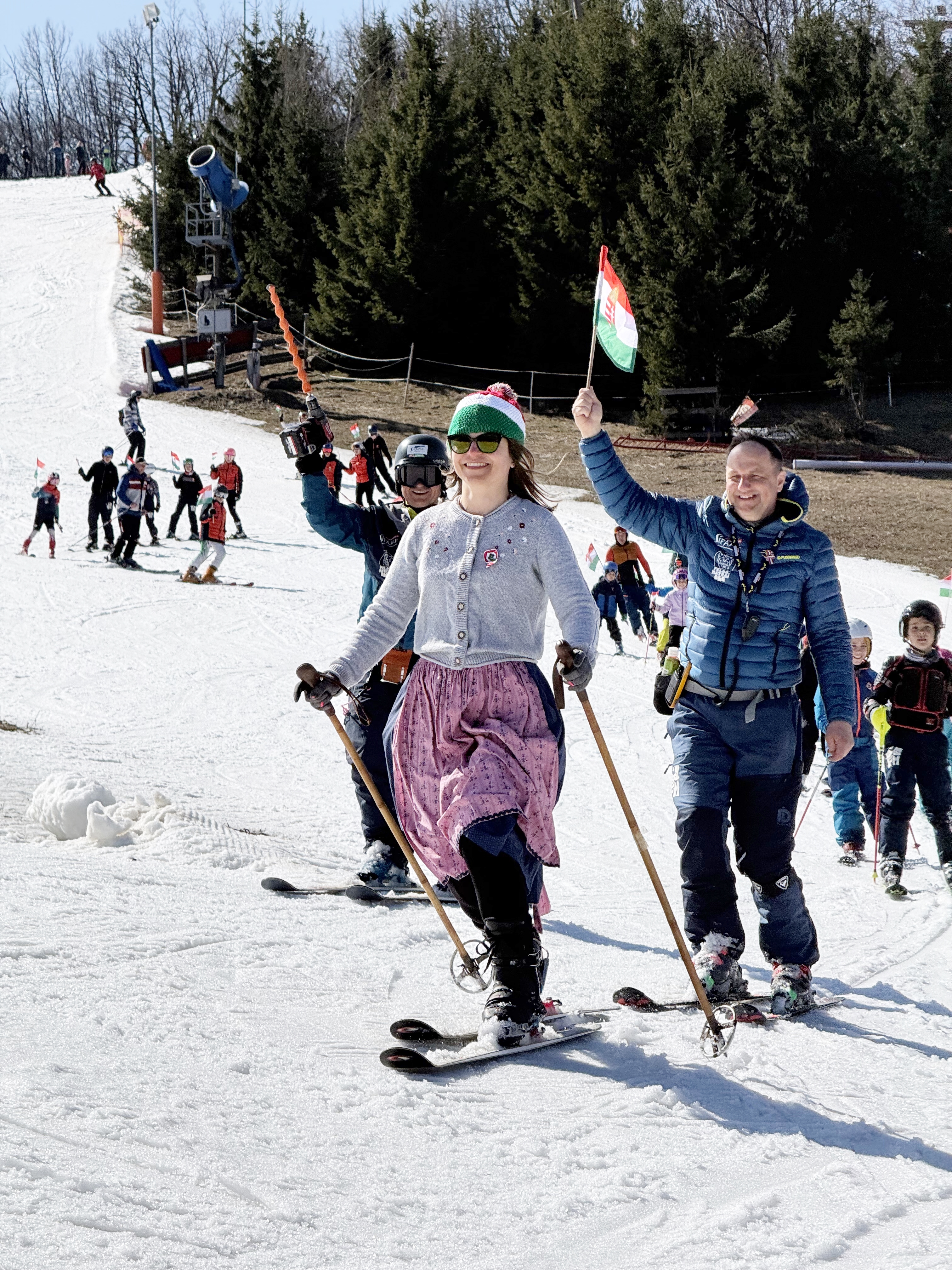 Szezonzáró ünnepi csúszás március 15-én | Fotó: Sípark Mátraszentistván