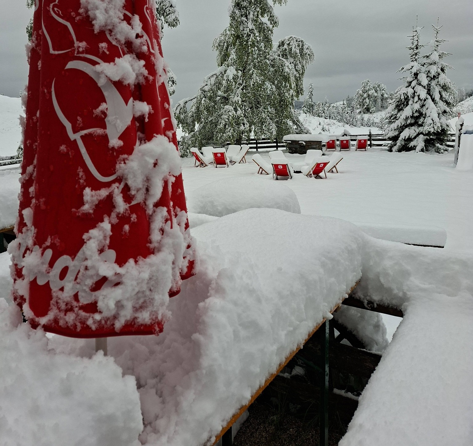 Karintia, kb. 1400 méteren tegnap / Naggler Alm - Facebook