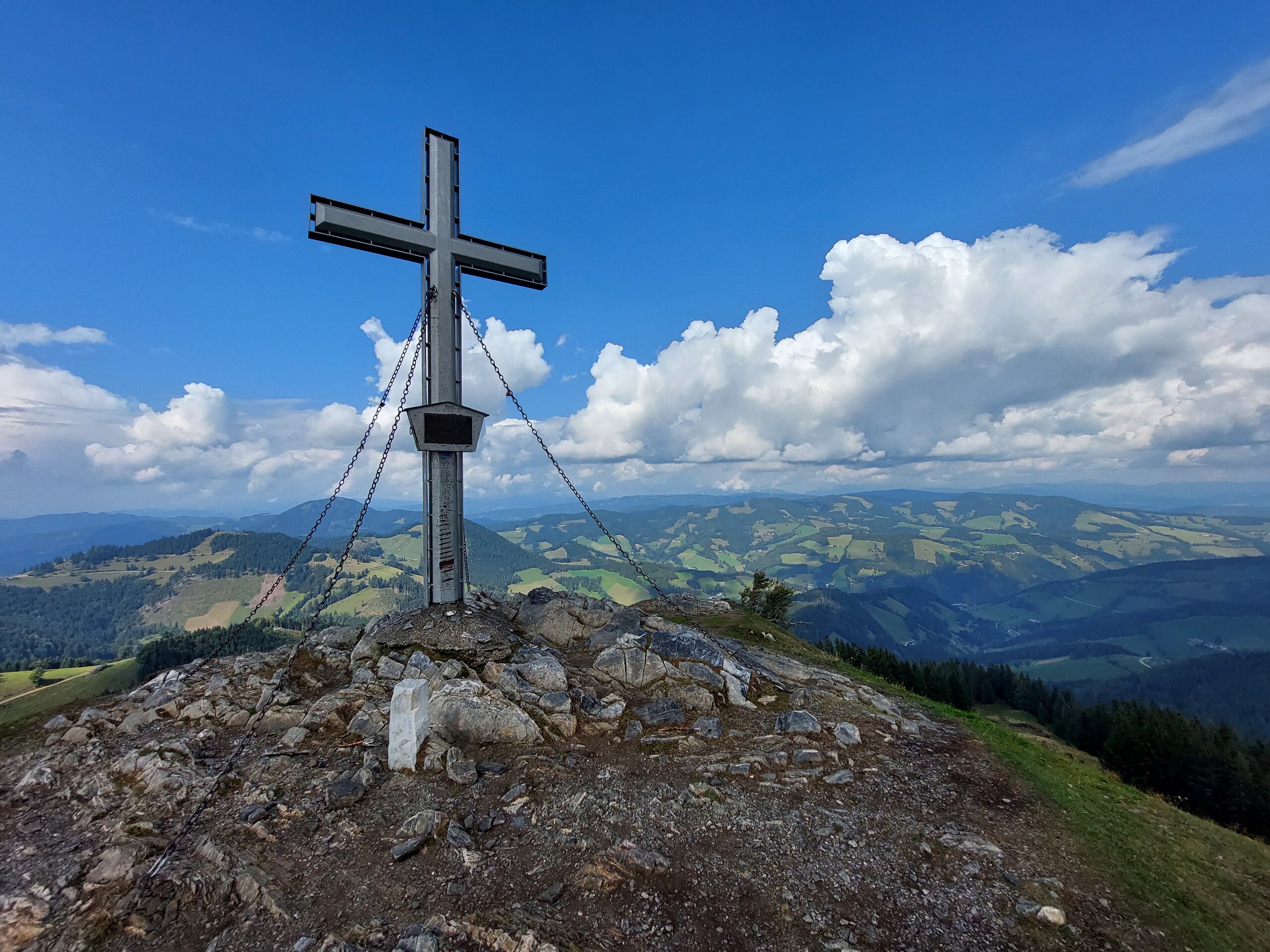 Gipfelkreuz Almenland | Fotó: Chiara Rath