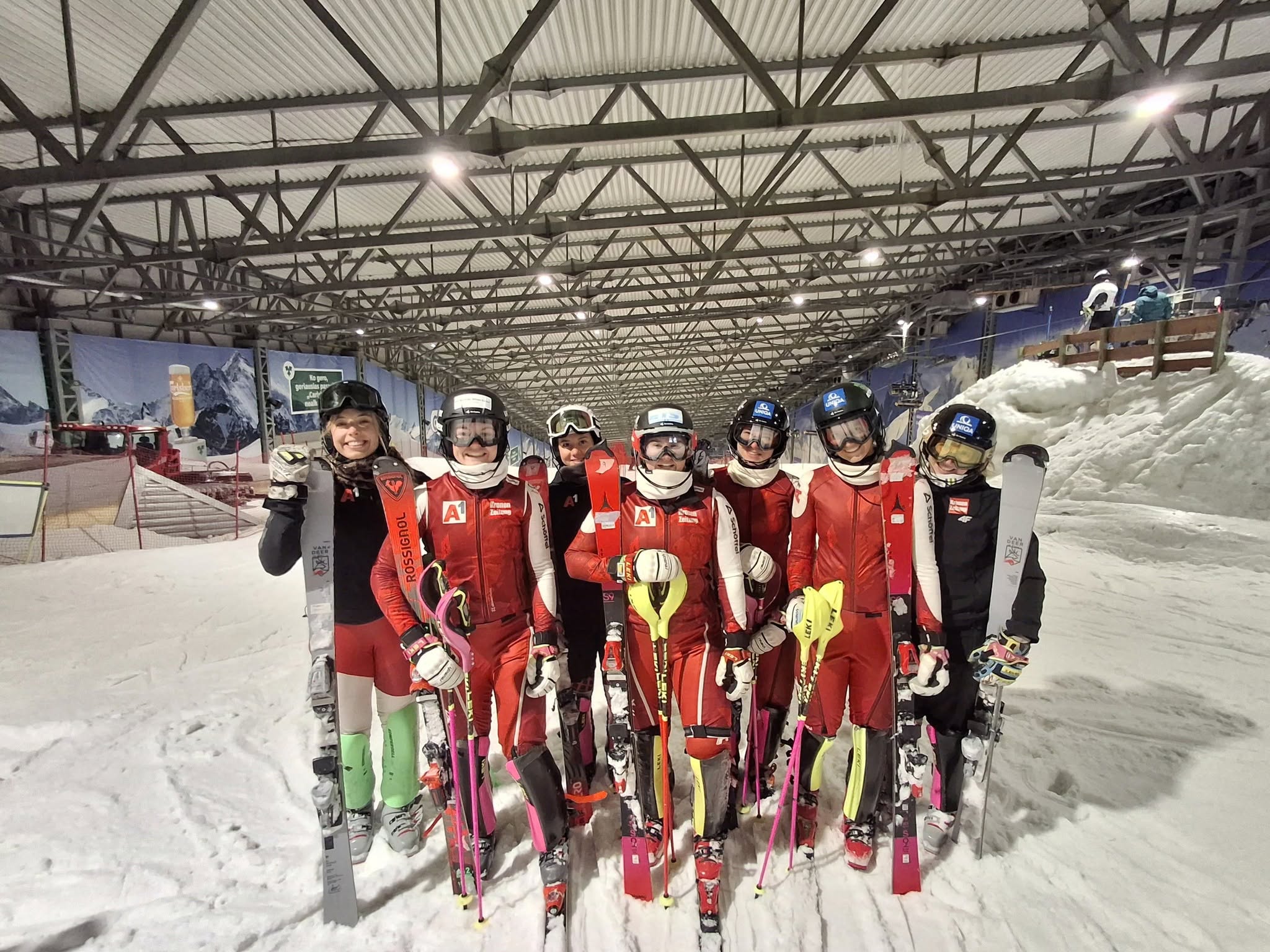 Az osztrák utánpótlás Litvániában gyakorol / Snow Arena Druskininkai