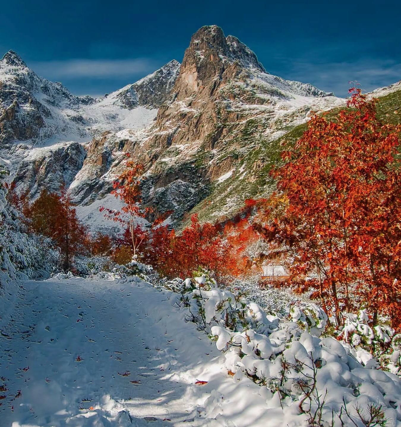 Csodás őszi kép a Tátrából / Kép: TATRY / Facebook