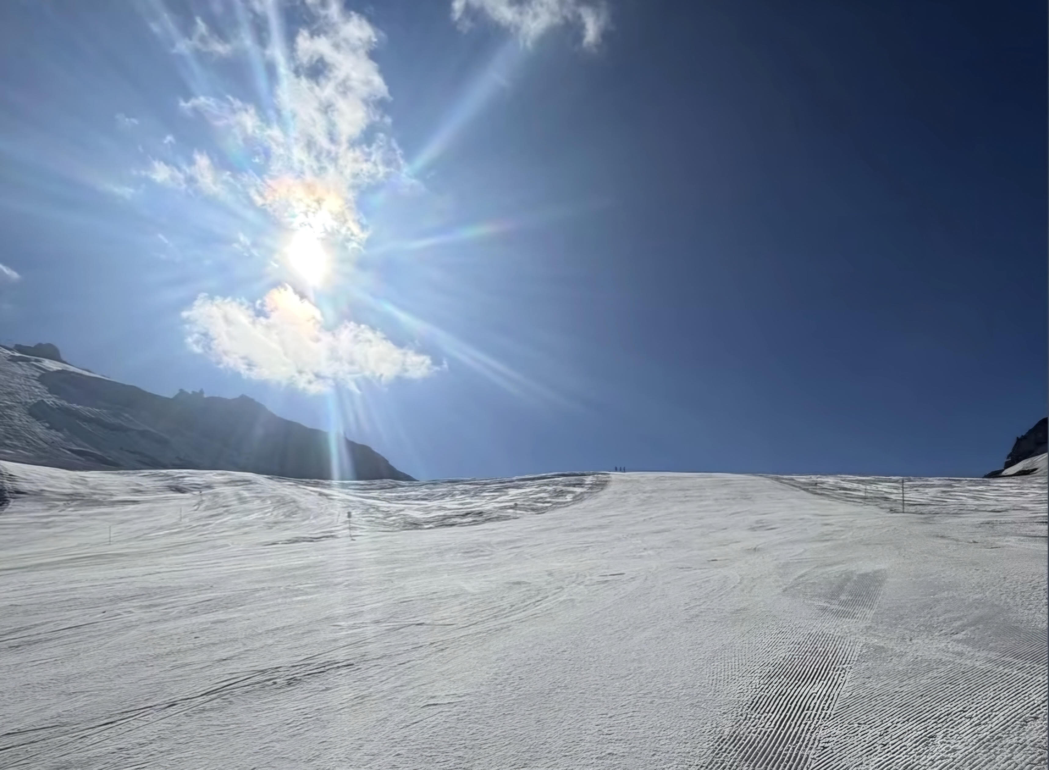 Gleccserpályák szombaton - Fotó: Hintertuxer Gletscher