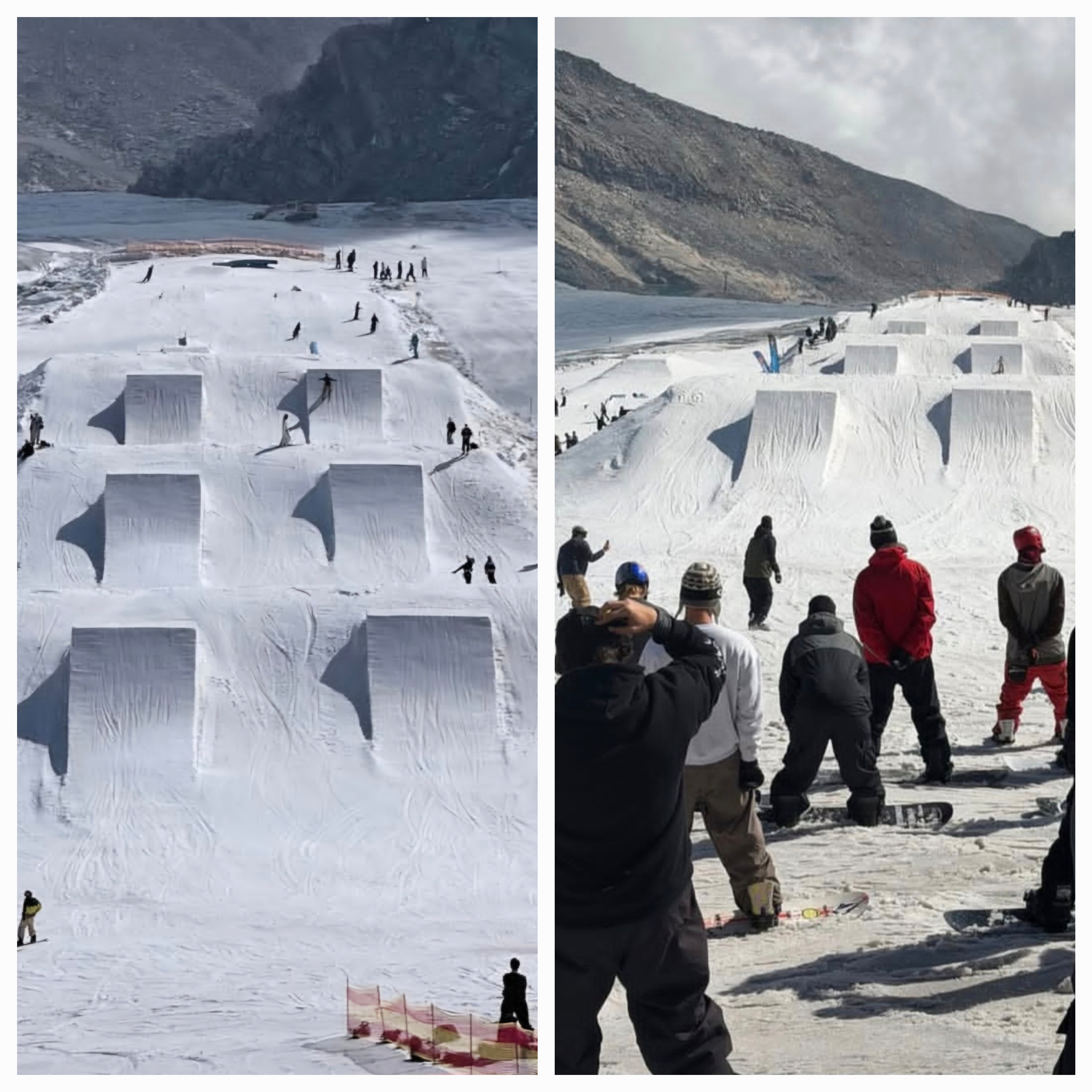 A Better Park is nyitva, a hétvégén a funpark miatt érkeztek a legtöbben - Fotó: Hintertuxer Gletscher