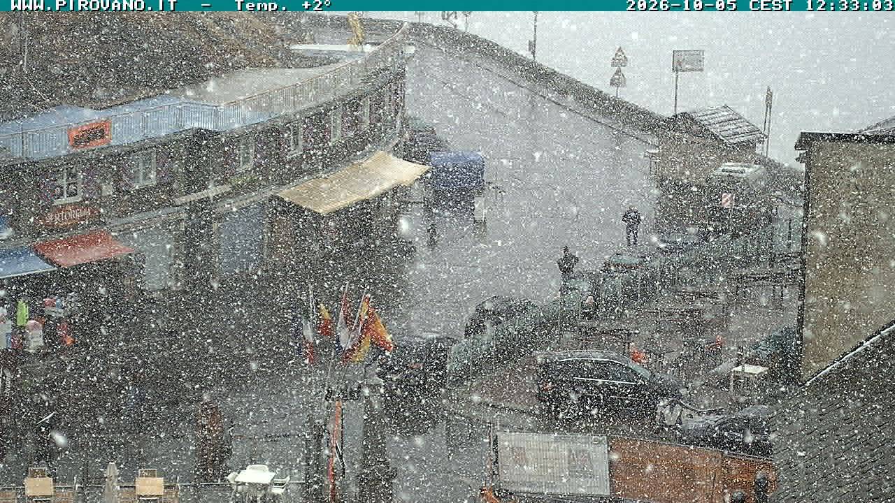 Webkamera: Stelvio-hágó, tegnapi hózápor